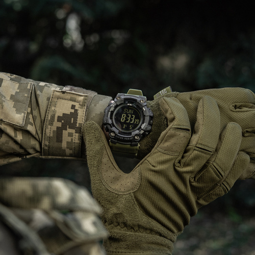 M-Tac - Zegarek taktyczny 2037 - LED - 5 ATM - Zielony - 50007001