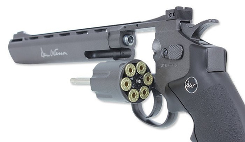 ASG - Replika rewolweru Dan Wesson 8'' Revolver - Black - 16182