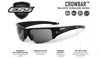 ESS - Okulary balistyczne Crowbar Silver Logo Kit - Przezroczyste / Przyciemniane - EE9019-02