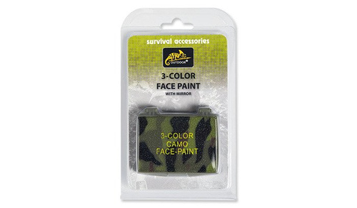 Helikon - Farba maskująca 3-color Face Paint - Woodland - FM-3CO-KR-03