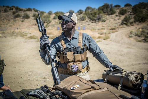 Helikon - Podwójna otwarta ładownica na magazynek pistoletowy Competition Pocket Pistol Insert® - Coyote - IN-CPP-CD-11