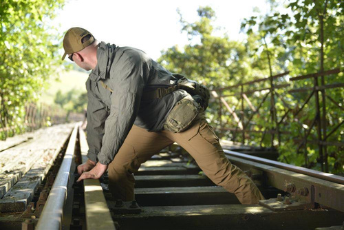 Helikon - Kurtka wiatrówka Windrunner - Coyote Brown - KU-WDR-NL-11