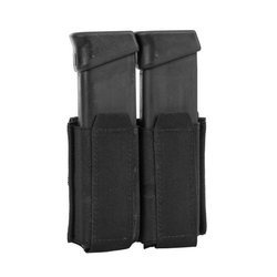 Direct Action - Niskoprofilowa Ładownica na dwa magazynki Low Profile Pistol Magazine Pouch® - 9mm/.40/.45 - Czarna - PO-PTLP-CD5-BLK