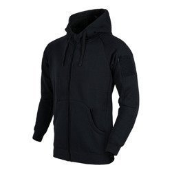 Helikon - Bluza Urban Tactical Hoodie® Lite - FullZip - Czarna - BL-ULF-CB-01