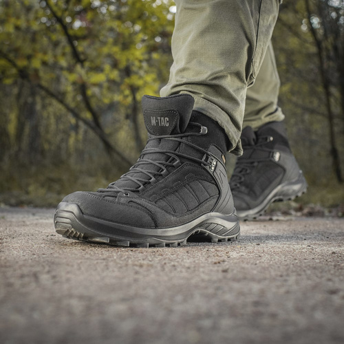 M-Tac - Buty taktyczne jesienno-zimowe - Czarne - 1JJ143/7TPLV