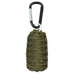 Fox Outdoor - Zestaw survivalowy z paracordem - 11 elementów - Olive Drab - 27118B