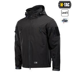 M-Tac - Kurtka Softshell z podpinką polarową - Czarna - MTC-SJWL-BK