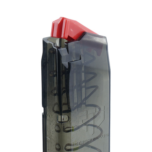 ETS - Magazynek polimerowy do Smith & Wesson M&P - 9x19 mm - 21 naboi - Carbon Smoke Series - SMK-SW9-MP-21