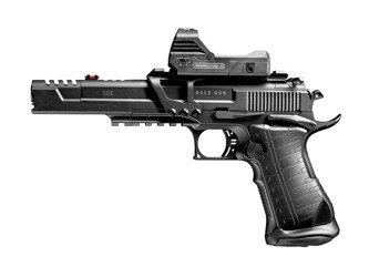 Umarex - Wiatrówka pistolet RaceGun Set z kolimatorem - 4,5 mm BB - 5.8161-1