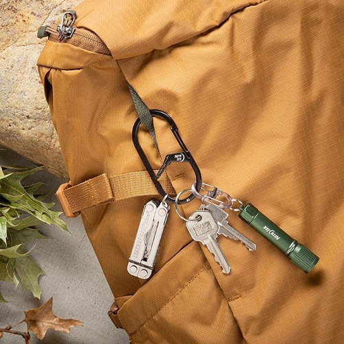 Nite Ize - Karabińczyk z podwójną komorą G-Series™ #3 - Stalowy - Czarny - GS3-01-R6