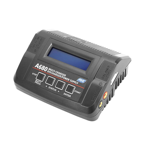 ASG - Ładowarka do baterii A680 - LiPo, Li-ion, LiFe, LiHV, NiCd, NiMH, PB - 19429