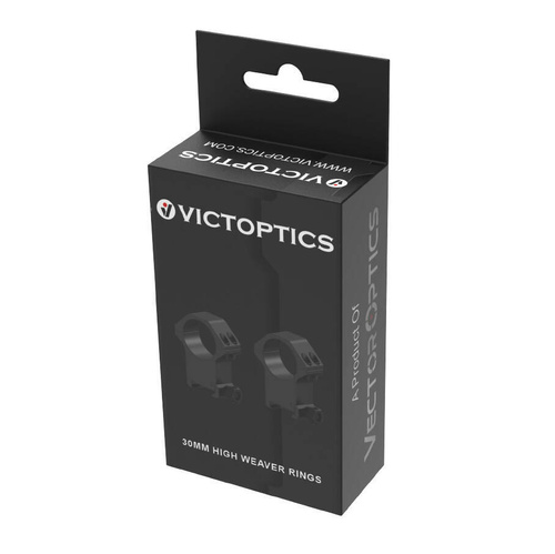 Victoptics - Montaż do lunety dwuczęściowy - Wysoki - 30 mm - Czarny - VIMW-13