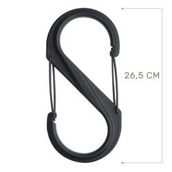 Nite Ize - Karabińczyk S-Biner #10 Plastic Black Gate - Czarny - SBP10-03