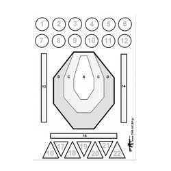 Tactical Weapon System - Tarcza strzelecka TWS Drill IPSC