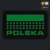 M-Tac - Naszywka Z Flagą i Napisem Polska - Laser Cut - Piksele/Prostokąt - Multicam / Fluo - 51007208
