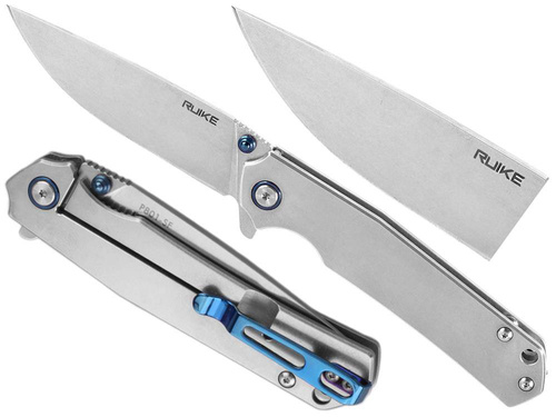 Ruike - Nóż Składany P801-SF - Srebrny - 340-004