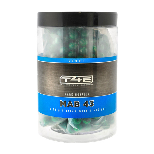 Umarex - Kule z farbą T4E Sport MAB 43 - kal. .43 - 500 szt - 2.4596