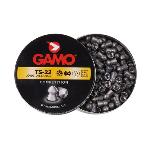 Gamo - Śrut do wiatrówki TS-22 - 200 szt. - 5,5 mm - 6321768-C40