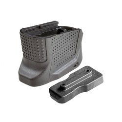 Strike Industries - Stopka magazynka Enhanced Magazine Plate do Glock 43 - SI-EMP-G43-BK