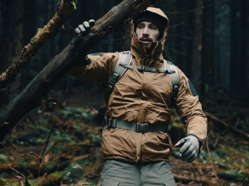 Helikon - Kurtka wodoodporna Chinook - Membrana 2.5L - DWR - Coyote - KU-KCH-PO-11