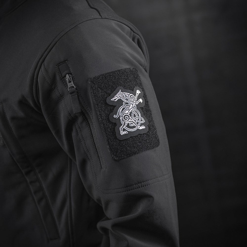 M-Tac - Naszywka Wilk Fenrir - Haft - Cordura 500D - Czarny - 51327002