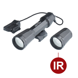 Holosun - Night RAIDer - Latarka na broń RAID IR - Picatinny/M-LOK - IPX8 - Czarna - RAID z głowicą LED IR