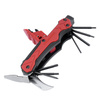 Birchwood - Narzędzie Multi-Tool Universal - 14 w 1 - Czerwony - BC-UGMT