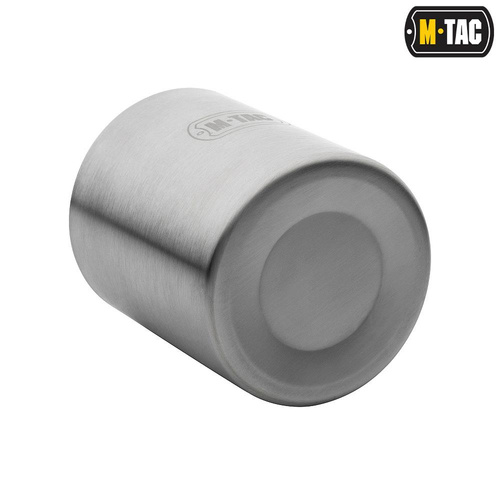 M-Tac - Kubek termiczny z karabinkiem - 280 ml - Stal nierdzewna - Chrom - 60008012