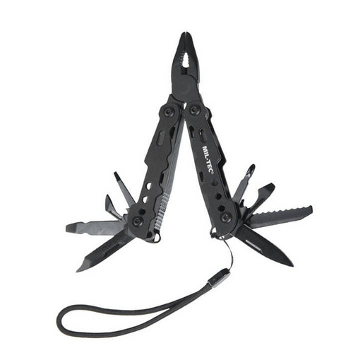 Narzędzie wielofunkcyjne multitool Mil-Tec Black - małe - z etui - 15406100