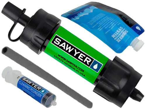Sawyer - Filtr do wody Mini Water Filtration System - Zielony - SP101