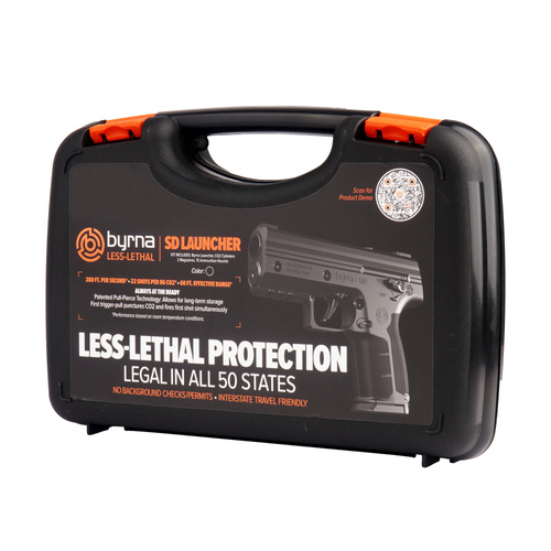 Byrna - Pistolet na kule gumowe i pieprzowe Byrna SD - .68 - CO₂ - Czarny - SK68300-BLK