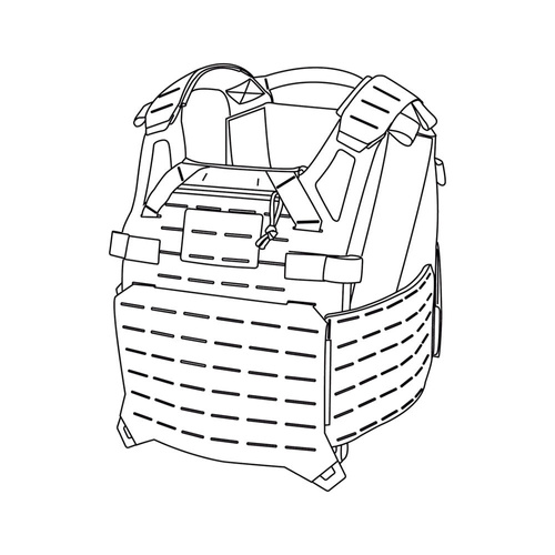 Direct Action - Kamizelka taktyczna Plate Carrier Spitfire - Shadow Grey - PC-SPTF-CD5-SGR