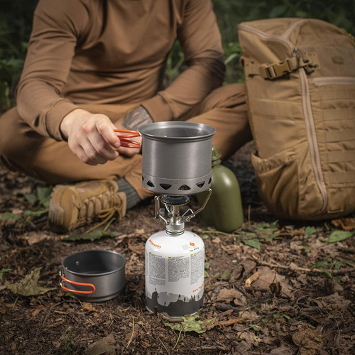 M-Tac - Menażka z radiatorem na kuchenkę gazową - Zielona - MTC-DM-FMC-217