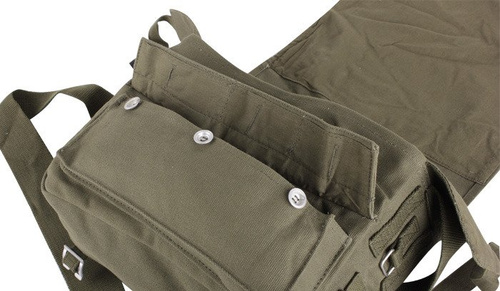 Mil-Tec - Torba na ramię BW - Bawełna - Zielony OD - 13710001