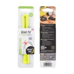 Nite Ize - Elastyczne troki Gear Tie 12'' - Dwupak - Neon Yellow - GT12-33-2R3