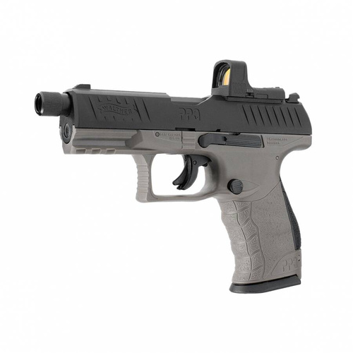Walther - Wiatrówka CO2 PPQ M2 Q4 TAC Combo 4,6" Set z kolimatorem Umarex RDS 8 - 4,5 mm - 5.8420-1