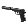 Umarex - Replika ASG pistoletu Walther PPK/S SD - Green Gas - Czarna - 2.6558