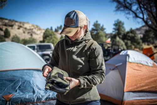 Helikon - Bluza Polarowa Women's Cumulus® Damska - Black - BL-CBW-HF-01