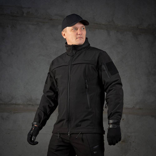 M-Tac - Softshell taktyczny Police - Czarny - 20203002