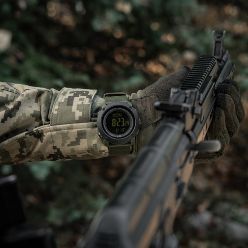 M-Tac - Zegarek taktyczny z kompasem 2095 - Zielony - 50009001