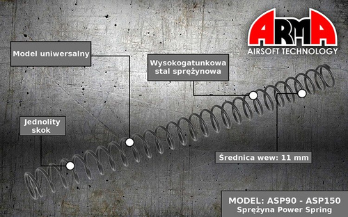 Arma Tech - Sprężyna Power Spring - SP110 - ASP110