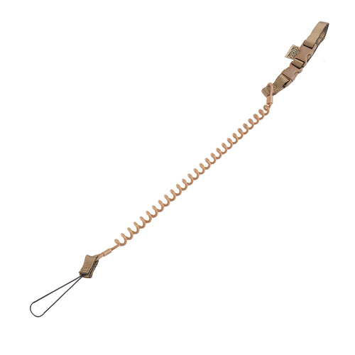 Cetacea Tactical - Smycz do broni Plain Clothes Mini-Coil Lanyard - Coyote Brown - TA-PCO-COY