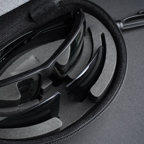 Oakley - Okulary balistyczne SI Ballistic HNBL Clear + Matte Black - 2LS - OO9452-0465