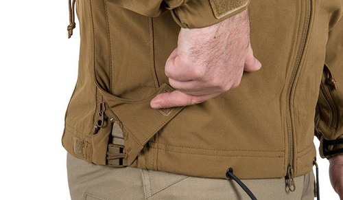 Helikon - Kurtka Cougar® QSA™ + HID™ - Soft Shell Windblocker - Navy Blue - KU-CGR-SM-37