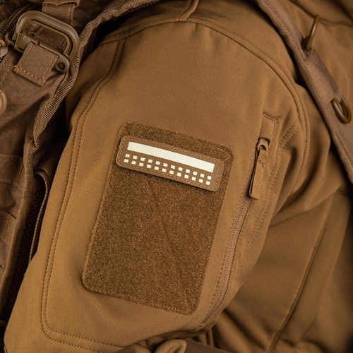 M-Tac - Naszywka Flaga Polski - Fluorescencyjna - Piksele / Prostokąt - Coyote - 51005205