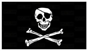 FOSTEX - Flaga Pirate Flag - 90x150 cm - 447200-166