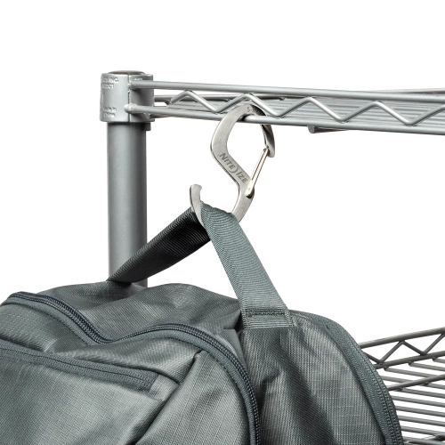 Nite Ize - Karabińczyk S-Biner Hook 'N Hold S-Hook Small - 2 szt. - Stalowy - Srebrny - SBHS-11-2R3