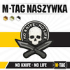 M-Tac - Naszywka 3D PVC No Knife - No Life - Czarny / Biały - 51128236