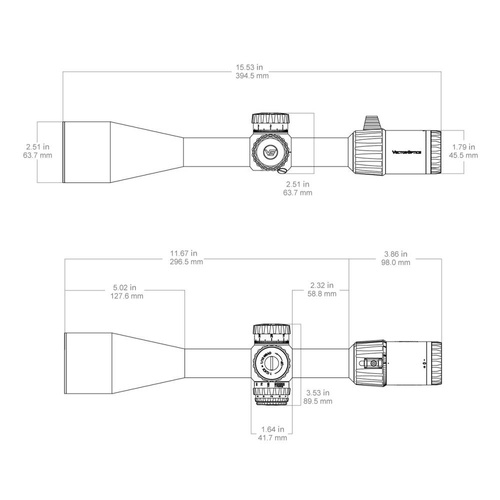 Vector Optics - Luneta myśliwska Taurus Gen II 5-30x56 - 30 mm - FFP - Czarna - SCFF-66
