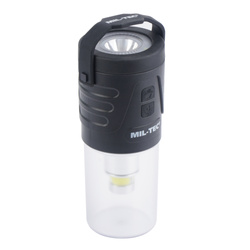 Mil-Tec - Lampa kempingowa Lantern Recharge - Czarna - 15196500